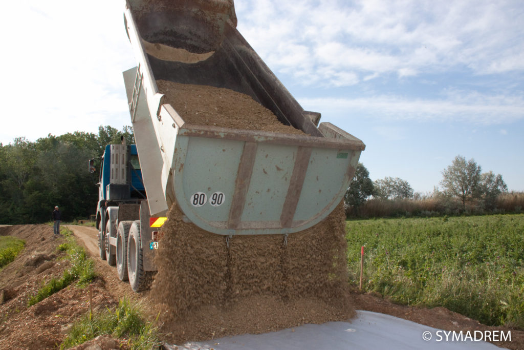 Réalisation d'une couche de GNT