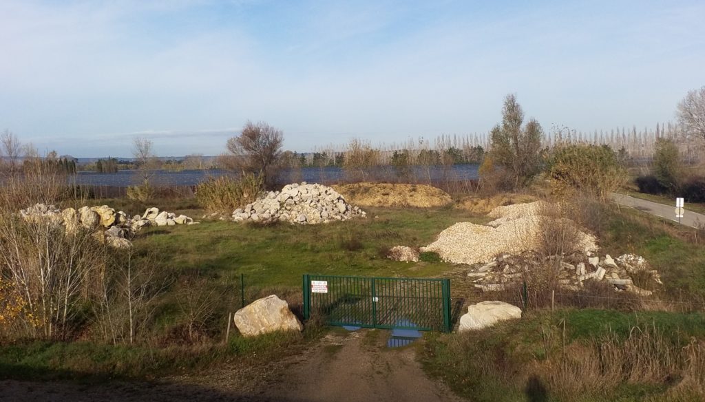 Aire de stockage de matériaux