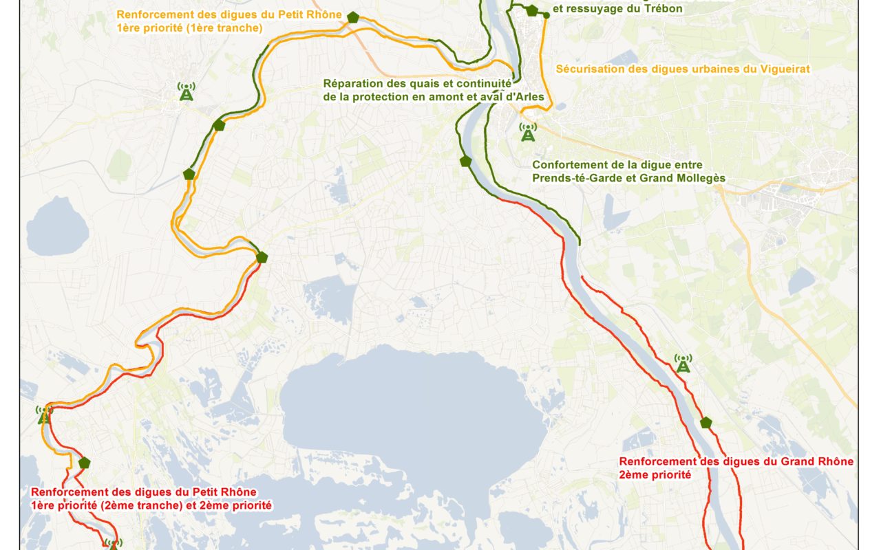 Cartographie outils de gestion en cas de crue du Symadrem