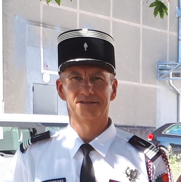Portrait du Commandant Riboud-Rigaud, Chef de Groupement Prévision du Gard
