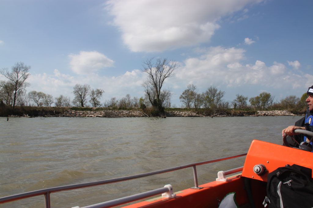 Inspection des berges par voie nautique