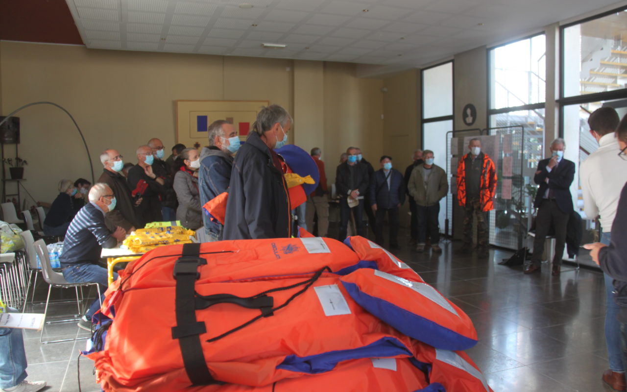 Briefing des équipes de sécurité civile de Fourques