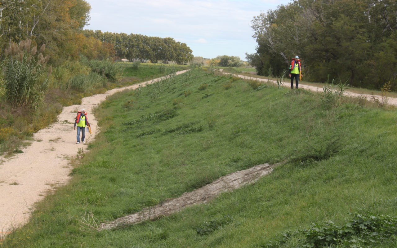 Surveillance diurne lors d'une crue