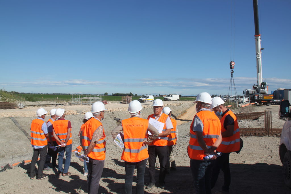 Chantier du siphon du canal du Vigueirat