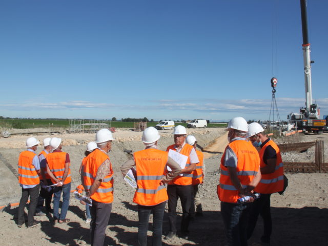 Chantier du siphon du canal du Vigueirat