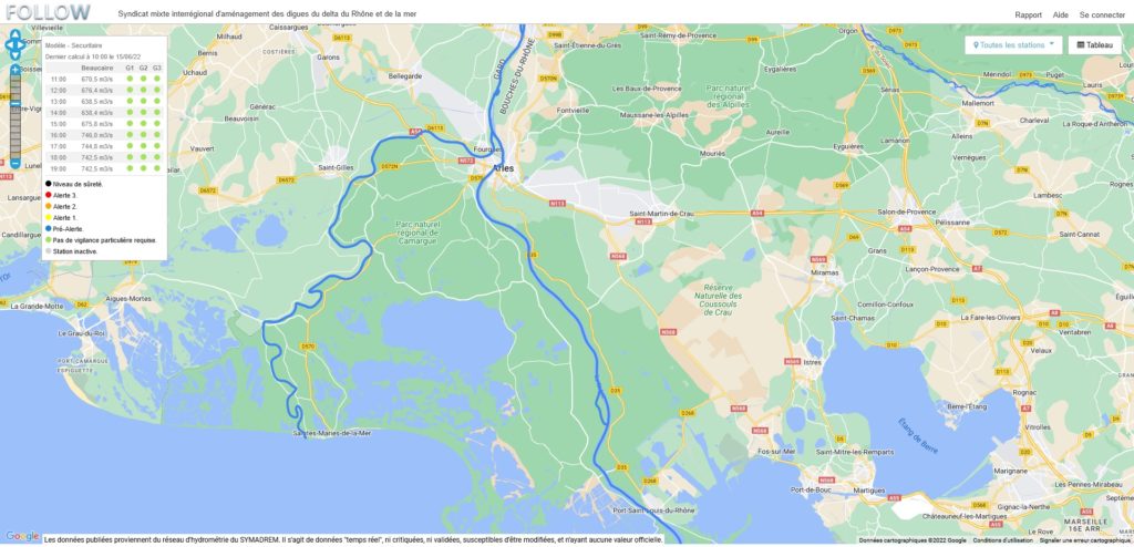 Logiciel de prévision des crues du Symadrem