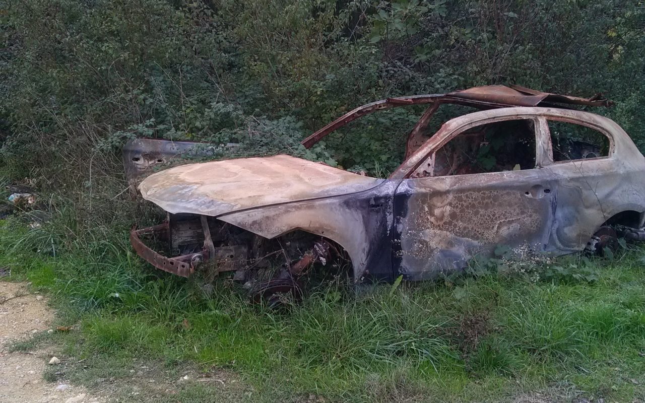 Voiture calcinée