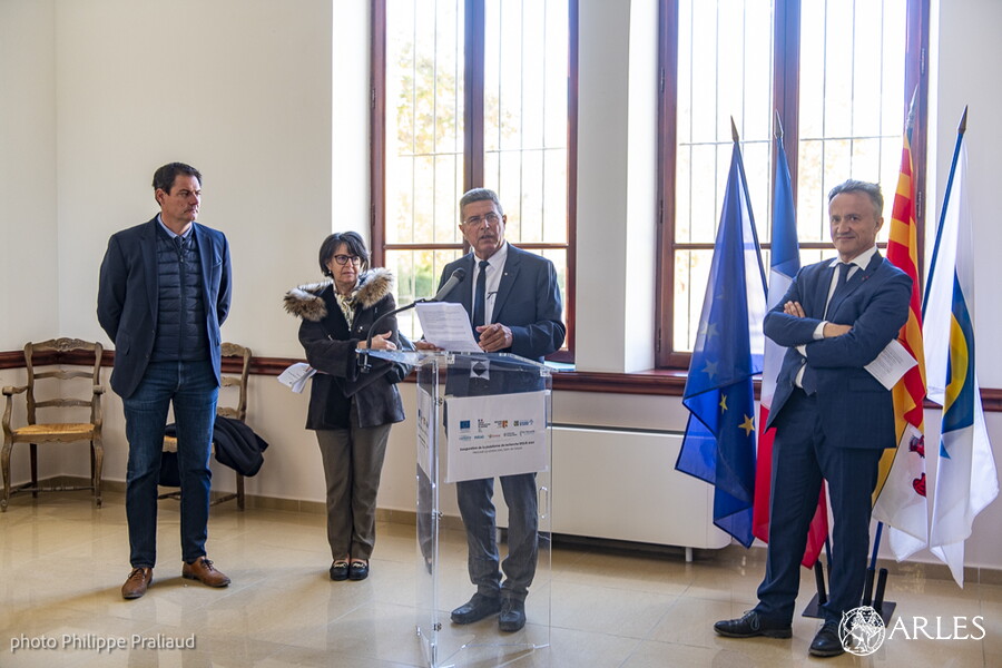 Discours de Monsieur Raviol, président du Symadrem lors de l'inauguration de la plateforme de recherche digue 2020