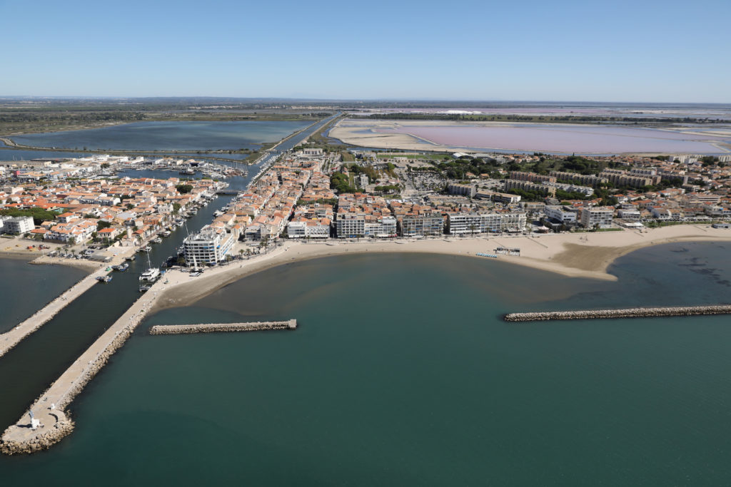 Vue aérienne du Grau-du-Roi