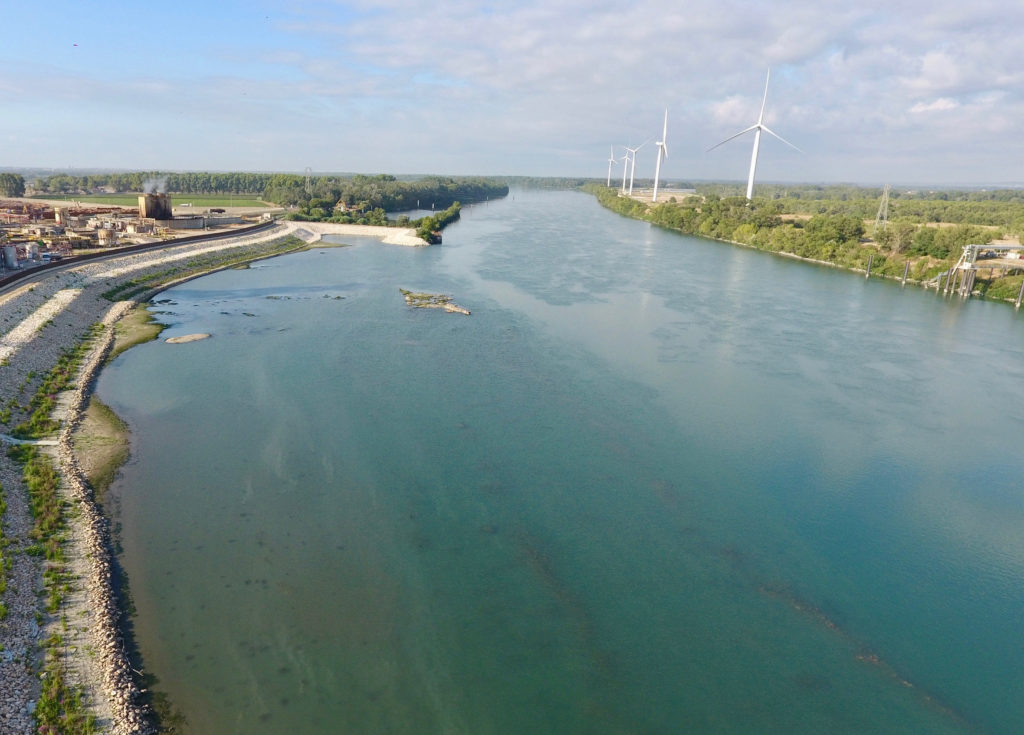 Rhône en août 2020- secteur Tarascon