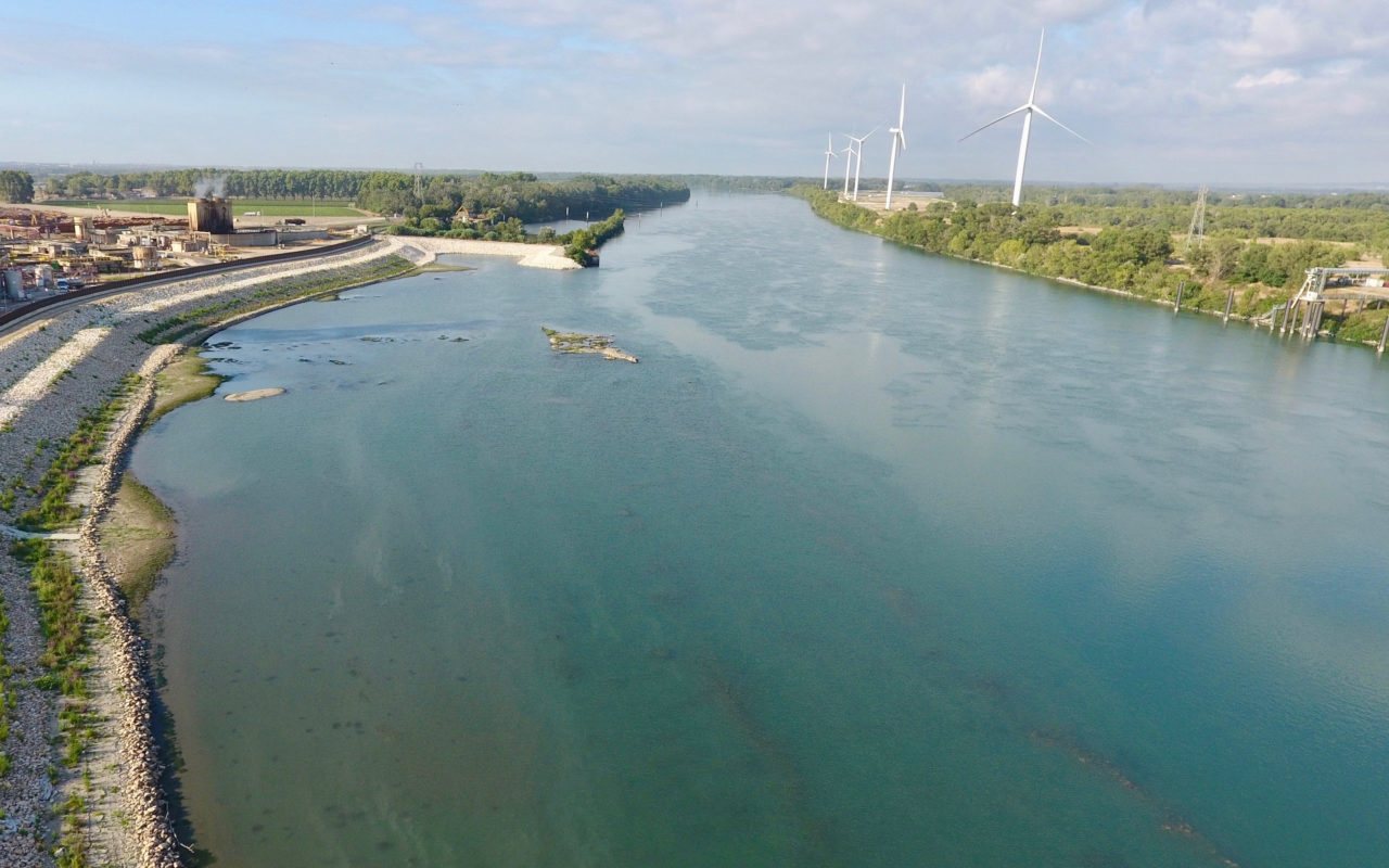 Rhône en août 2020- secteur Tarascon