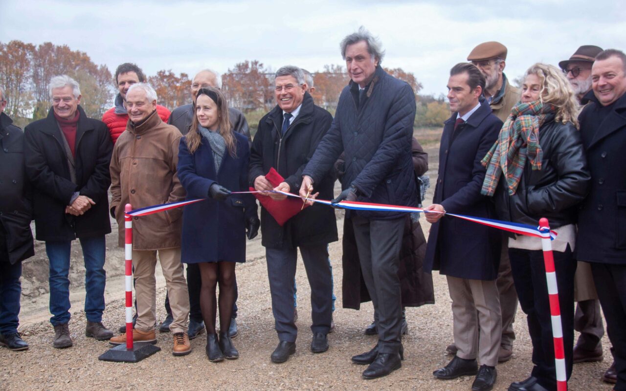 Inauguration des digues urbaines du Vigueirat