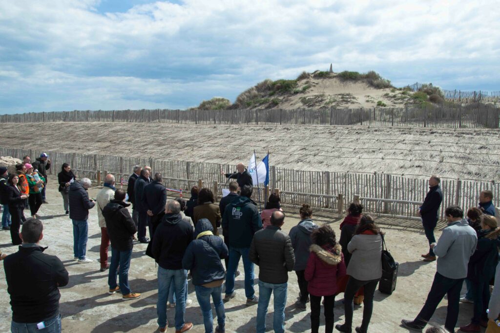 Inauguration du cordon dunaire