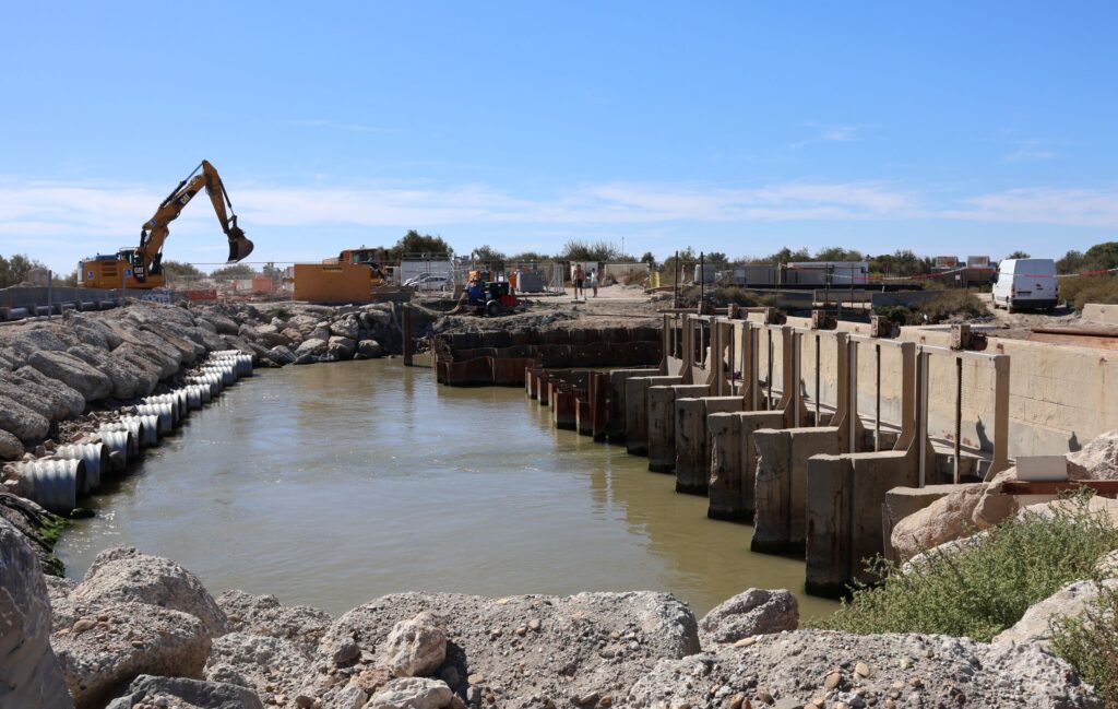 Pertuis de la Fourcade chantier septembre 2026